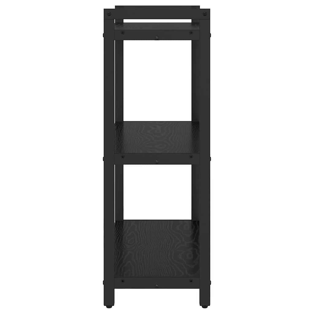 Bogreol 60 x 30 x 85 cm Konstrueret træ Sort eg