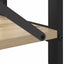Bogreol 60 x 30 x 85 cm Konstrueret træ Sonoma eg