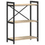 Bogreol 60 x 30 x 85 cm Konstrueret træ Sonoma eg