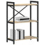 Bogreol 60 x 30 x 85 cm Konstrueret træ Sonoma eg