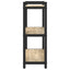 Bogreol 60 x 30 x 85 cm Konstrueret træ Sonoma eg