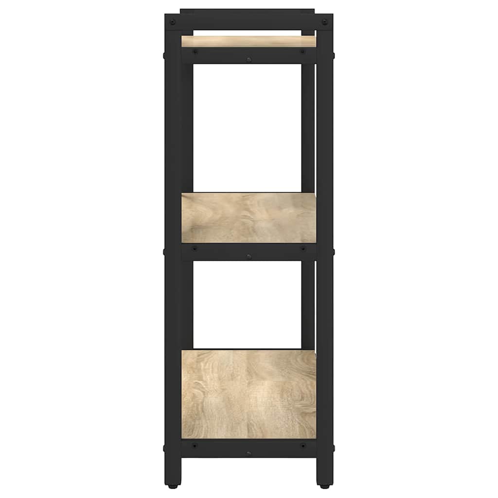 Bogreol 60 x 30 x 85 cm Konstrueret træ Sonoma eg