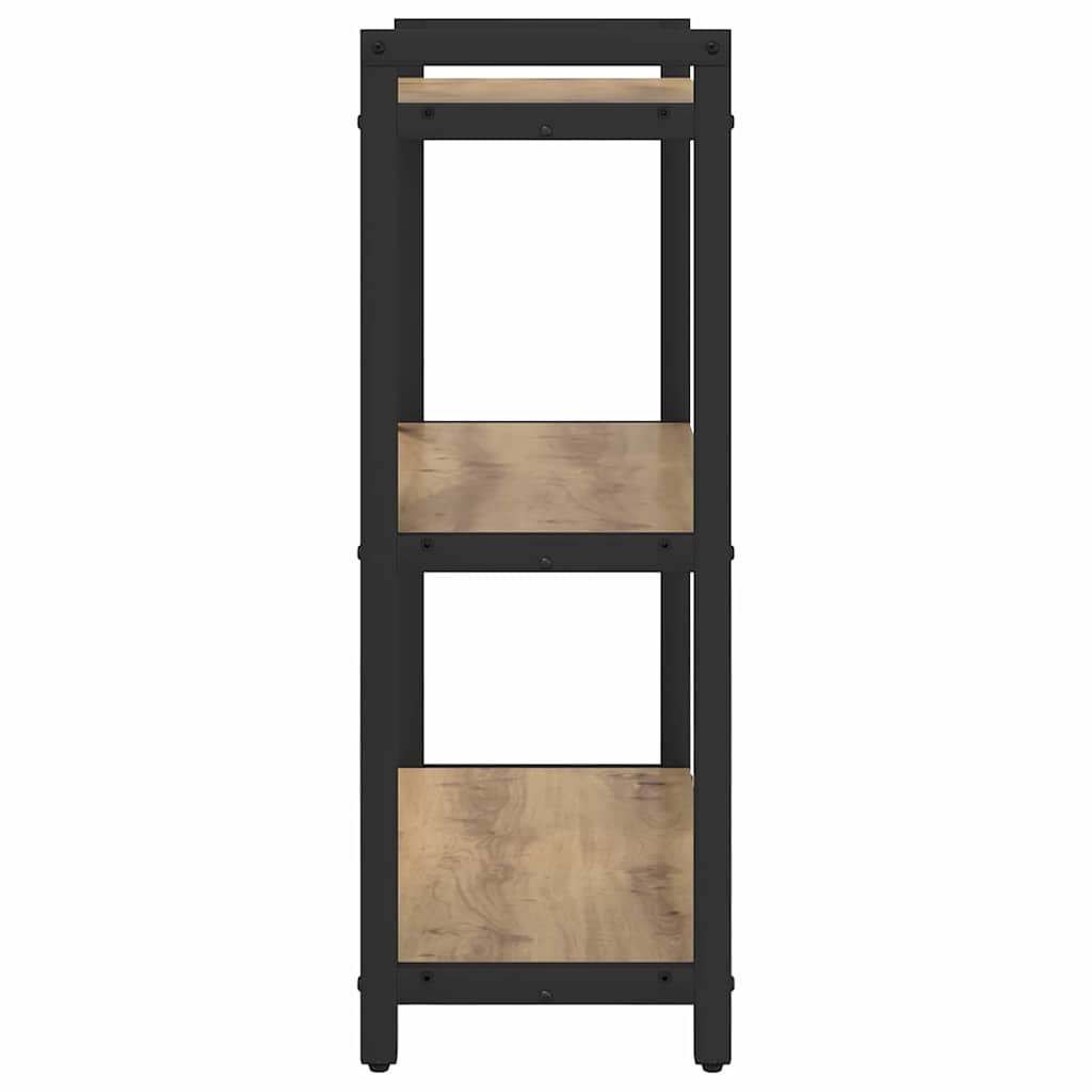 Bogreol 60 x 30 x 85 cm Konstrueret træ Artisan Egetræ