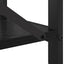 Bogreol Sort eg 60 x 30 x 50 cm Konstrueret træ