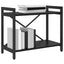 Bogreol 60 x 30 x 50 cm Konstrueret træ Sort eg