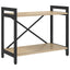 Bogreol 60 x 30 x 50 cm Konstrueret træ Sonoma eg