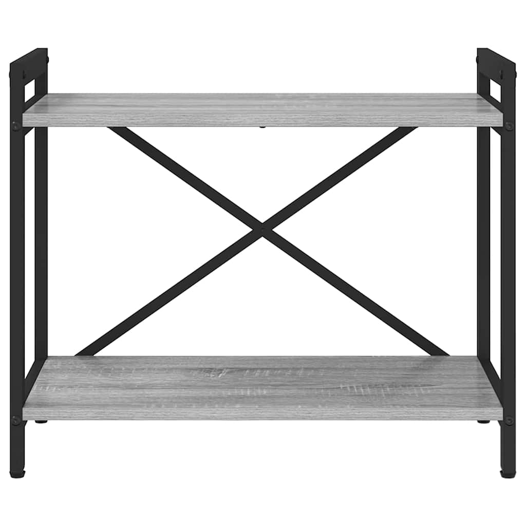 Bogreol 60 x 30 x 50 cm Konstrueret træ Grå sonoma-eg
