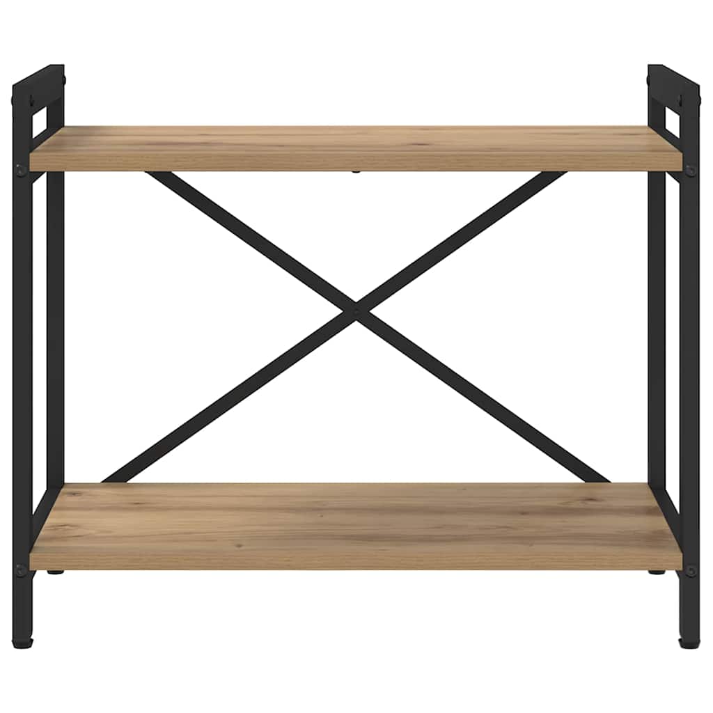 Bogreol 60 x 30 x 50 cm Konstrueret træ Artisan Egetræ