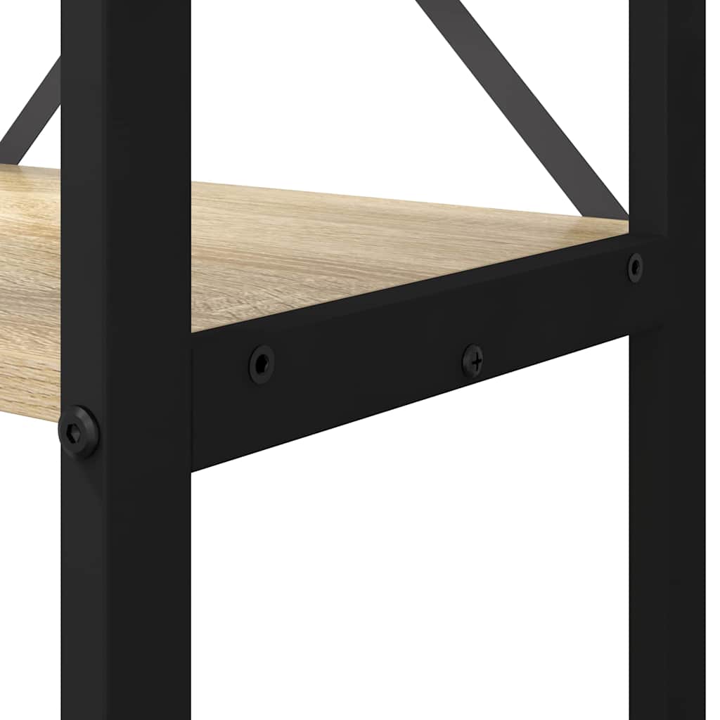 Bogreol Sonoma eg 80 x 30 x 189,5 cm Konstrueret træ