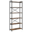 Bogreol Røget eg 80 x 30 x 189,5 cm Konstrueret træ