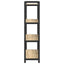 Bogreol Sonoma eg 80 x 30 x 120 cm Konstrueret træ