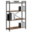 Bogreol Røget eg 80 x 30 x 120 cm Konstrueret træ