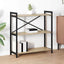 Bogreol 80 x 30 x 85 cm Konstrueret træ Sonoma eg