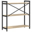Bogreol 80 x 30 x 85 cm Konstrueret træ Sonoma eg