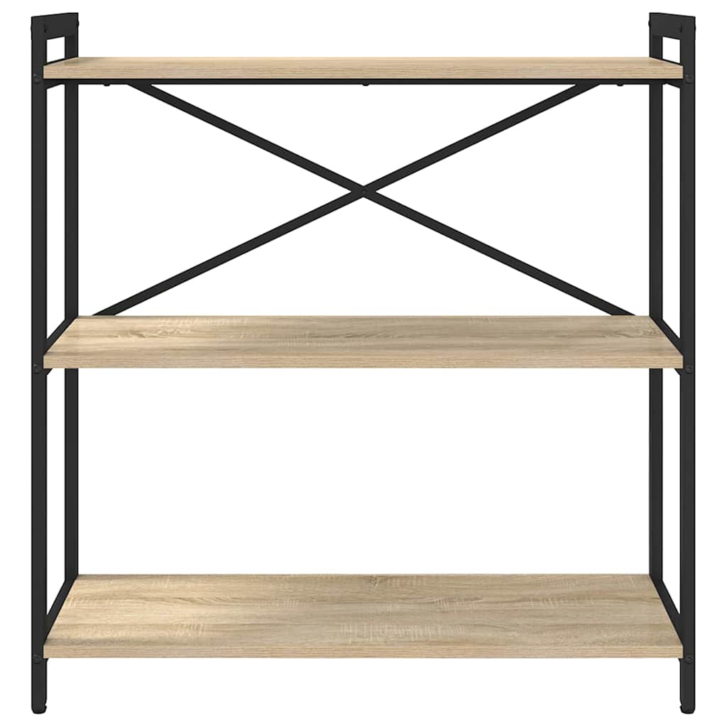 Bogreol Sonoma eg 80 x 30 x 85 cm Konstrueret træ