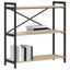 Bogreol 80 x 30 x 85 cm Konstrueret træ Sonoma eg