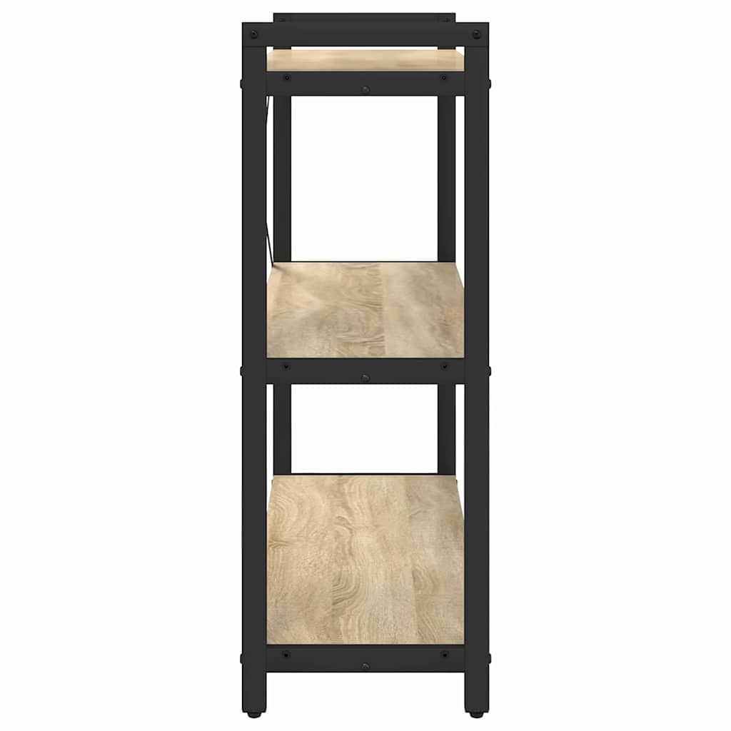 Bogreol 80 x 30 x 85 cm Konstrueret træ Sonoma eg