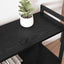 Bogreol 80 x 30 x 50 cm Konstrueret træ Sort eg