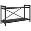 Bogreol 80 x 30 x 50 cm Konstrueret træ Sort eg
