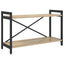 Bogreol Sonoma eg 80 x 30 x 50 cm Konstrueret træ