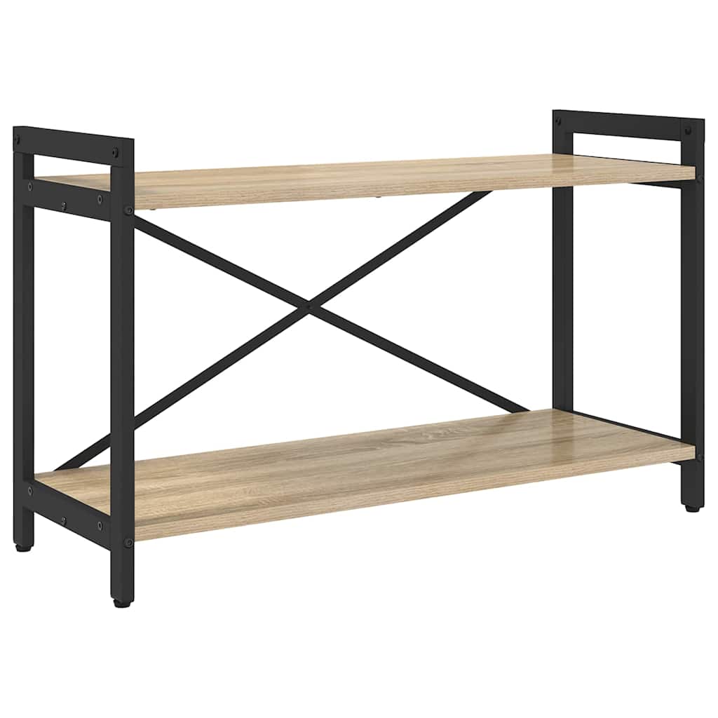 Bogreol 80 x 30 x 50 cm Konstrueret træ Sonoma eg