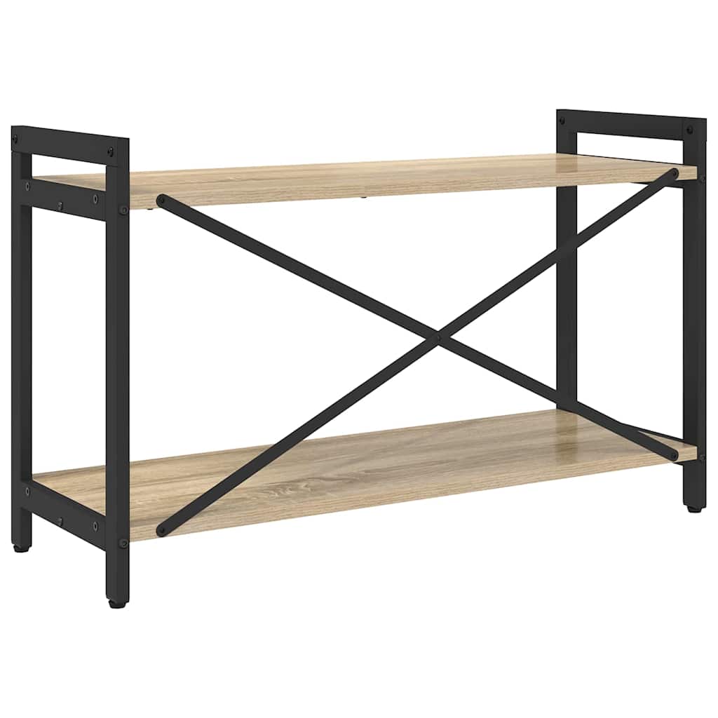 Bogreol 80 x 30 x 50 cm Konstrueret træ Sonoma eg