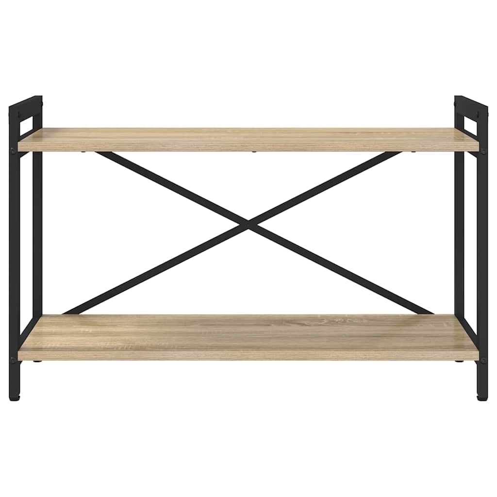 Bogreol 80 x 30 x 50 cm Konstrueret træ Sonoma eg