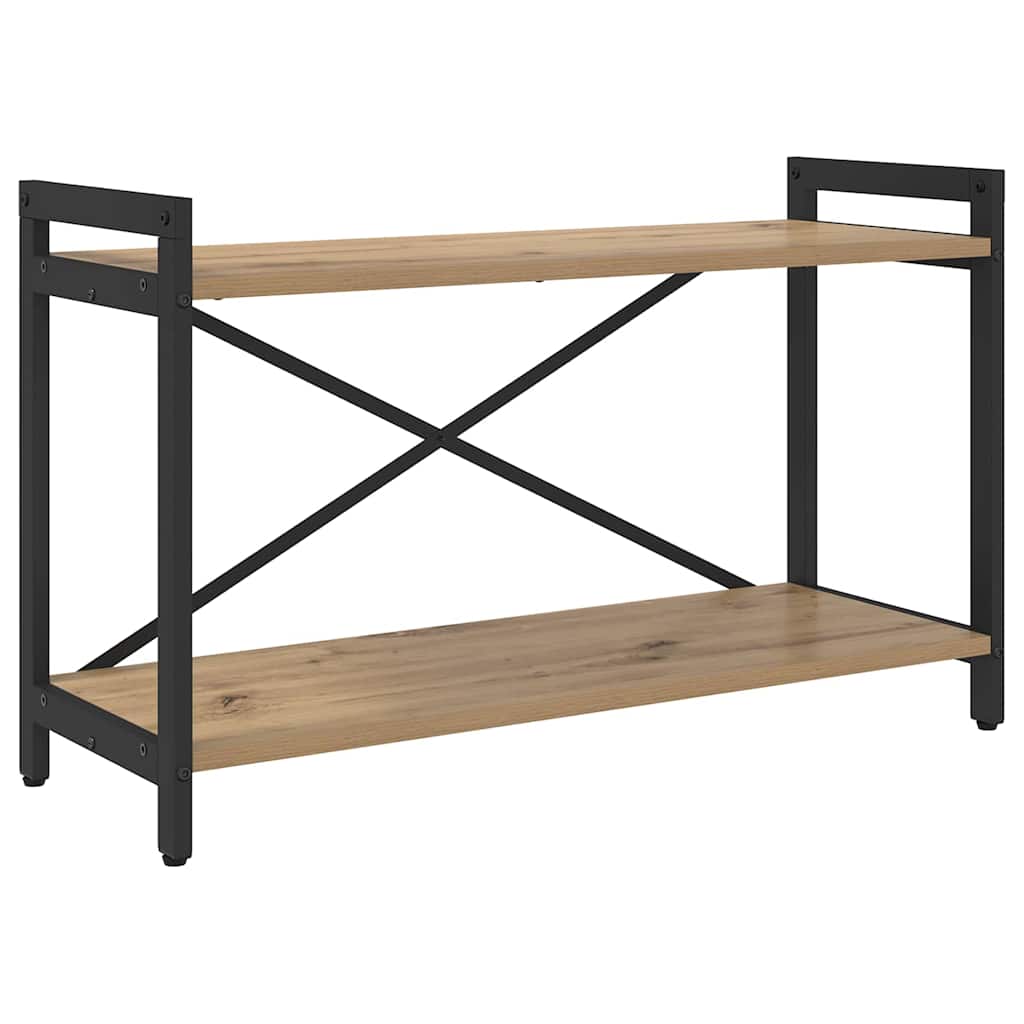 Bogreol 80 x 30 x 50 cm Konstrueret træ Artisan Egetræ
