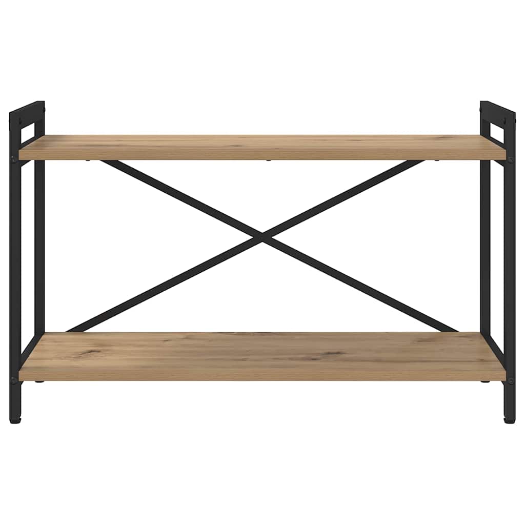 Bogreol 80 x 30 x 50 cm Konstrueret træ Artisan Egetræ