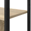 Bogreol Sonoma eg 80 x 30 x 155,5 cm Konstrueret træ