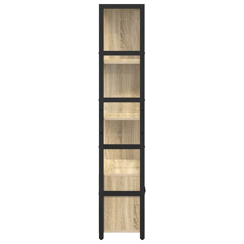 Bogreol Sonoma eg 80 x 30 x 155,5 cm Konstrueret træ