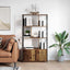 Bogreol Gammelt træ 80 x 30 x 155,5 cm Konstrueret træ