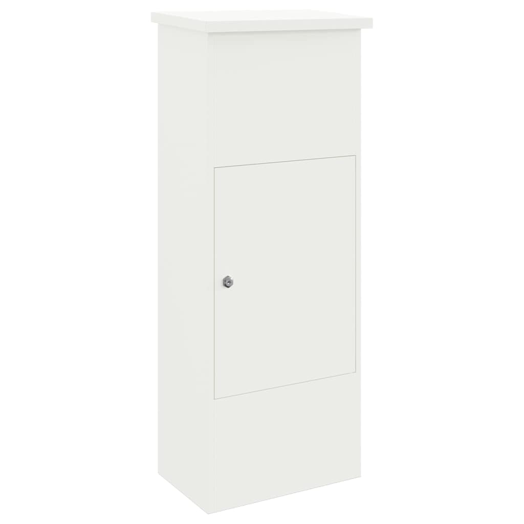Pakke drop boks med opbevaring Hvid 44,5 x 29 x 110,5 cm Stål