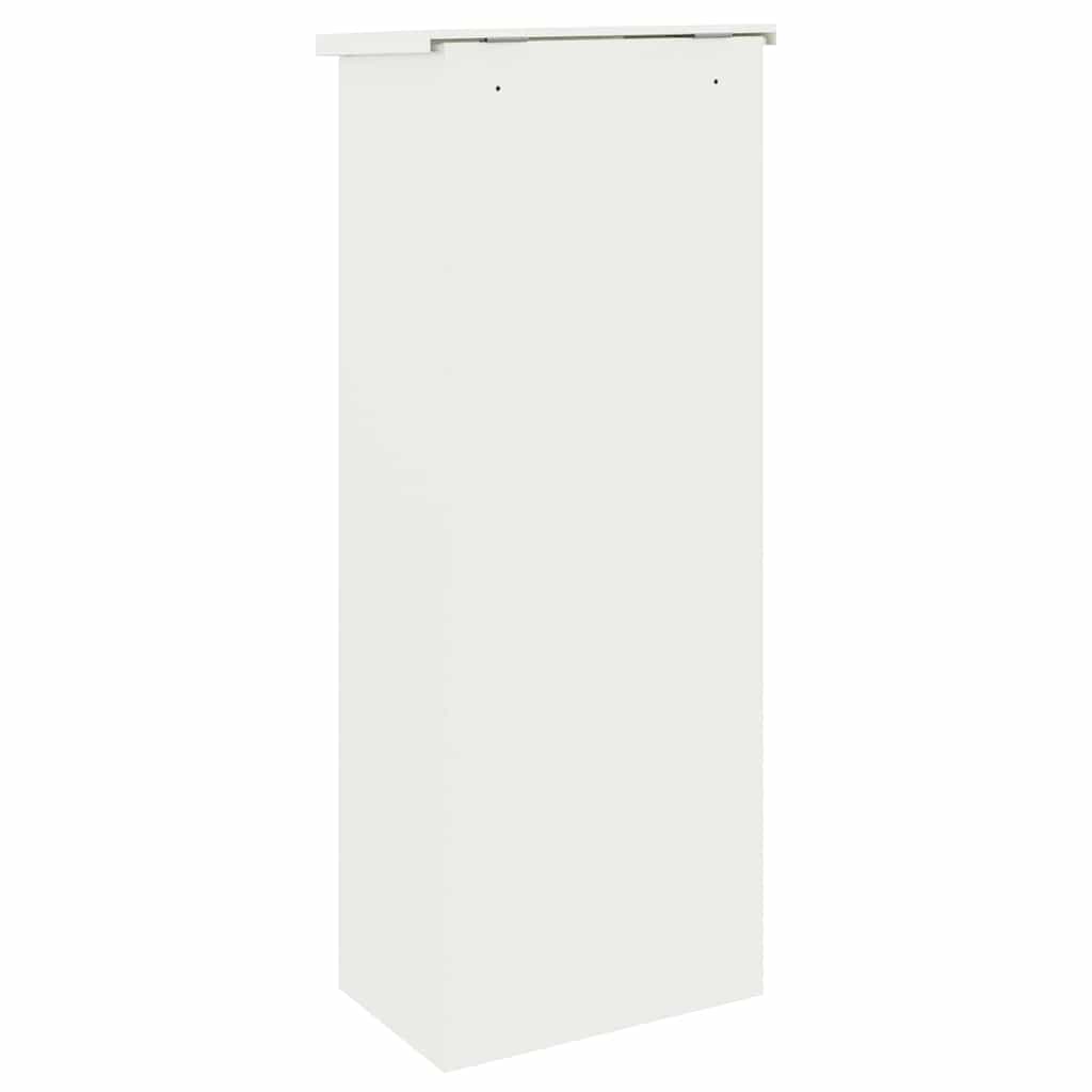 Pakke drop boks med opbevaring Hvid 44,5 x 29 x 110,5 cm Stål