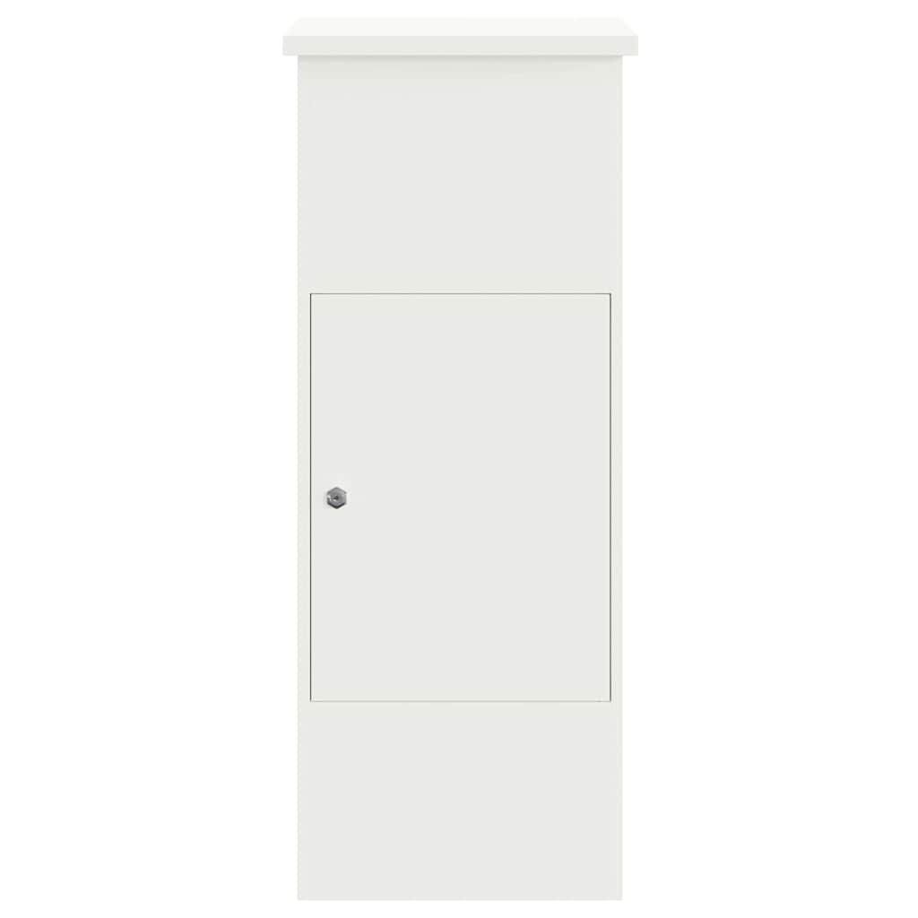 Pakke drop boks med opbevaring Hvid 44,5 x 29 x 110,5 cm Stål