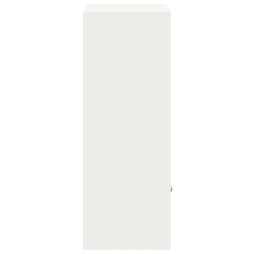 Pakke drop boks med opbevaring Hvid 41 x 38 x 103 cm Stål