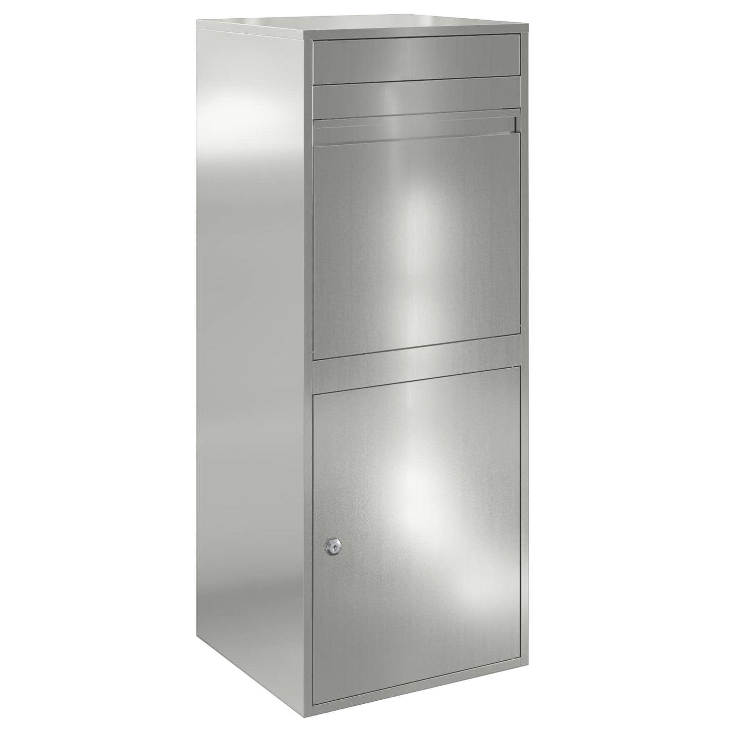 Pakke drop boks Sølv 47,5 x 38 x 59 cm Galvaniseret stål