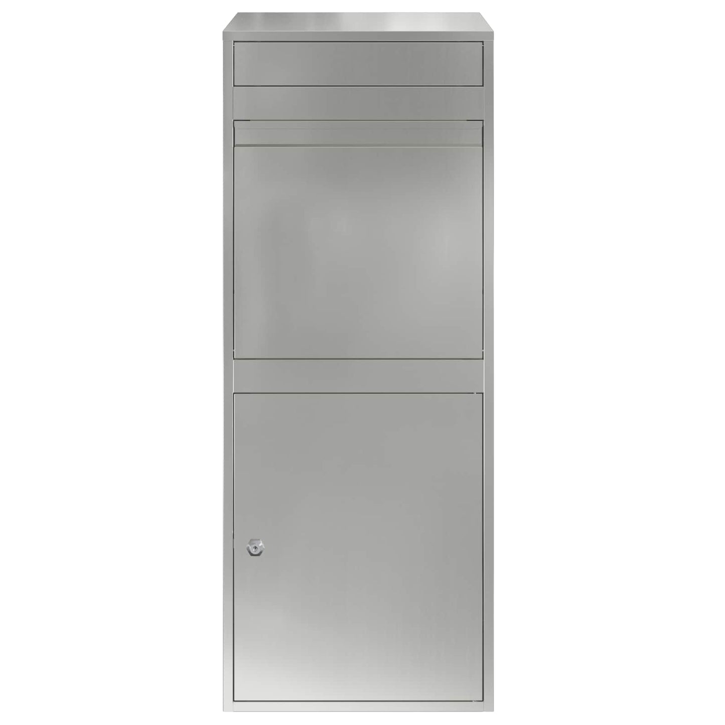 Pakke drop boks Sølv 47,5 x 38 x 59 cm Galvaniseret stål