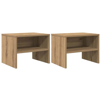 Natskab 2 pcs artisan eg 40 x 40 x 30 cm Konstrueret træ