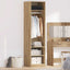 Garderobeskab Artisan Egetræ 50 x 50 x 200 cm Konstrueret træ