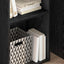 Bogreol Sort eg 40 x 30 x 77 cm Konstrueret træ