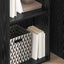 Bogreol Sort eg 40 x 30 x 114 cm Konstrueret træ