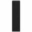 Bogreol Sort eg 40 x 30 x 114 cm Konstrueret træ
