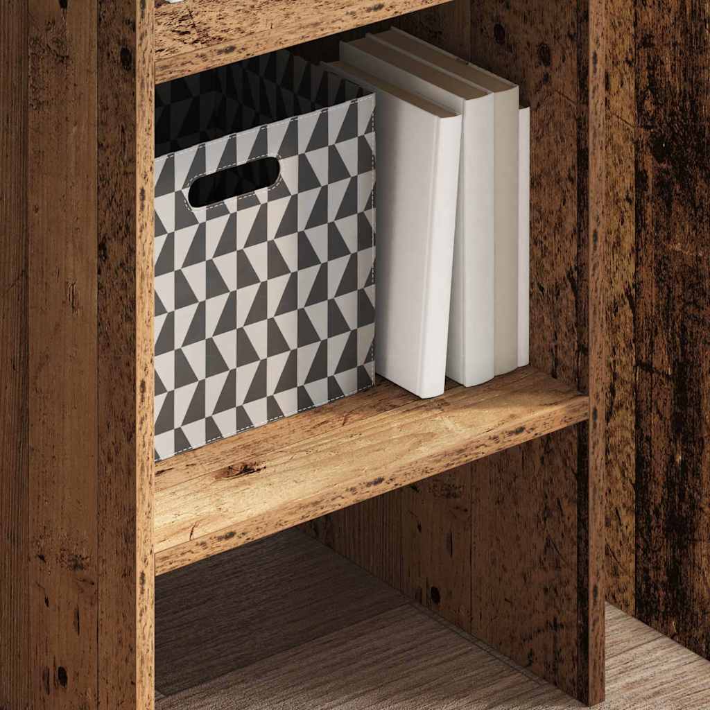 Bogskab Gammelt træ 40 x 35 x 180 cm Konstrueret træ