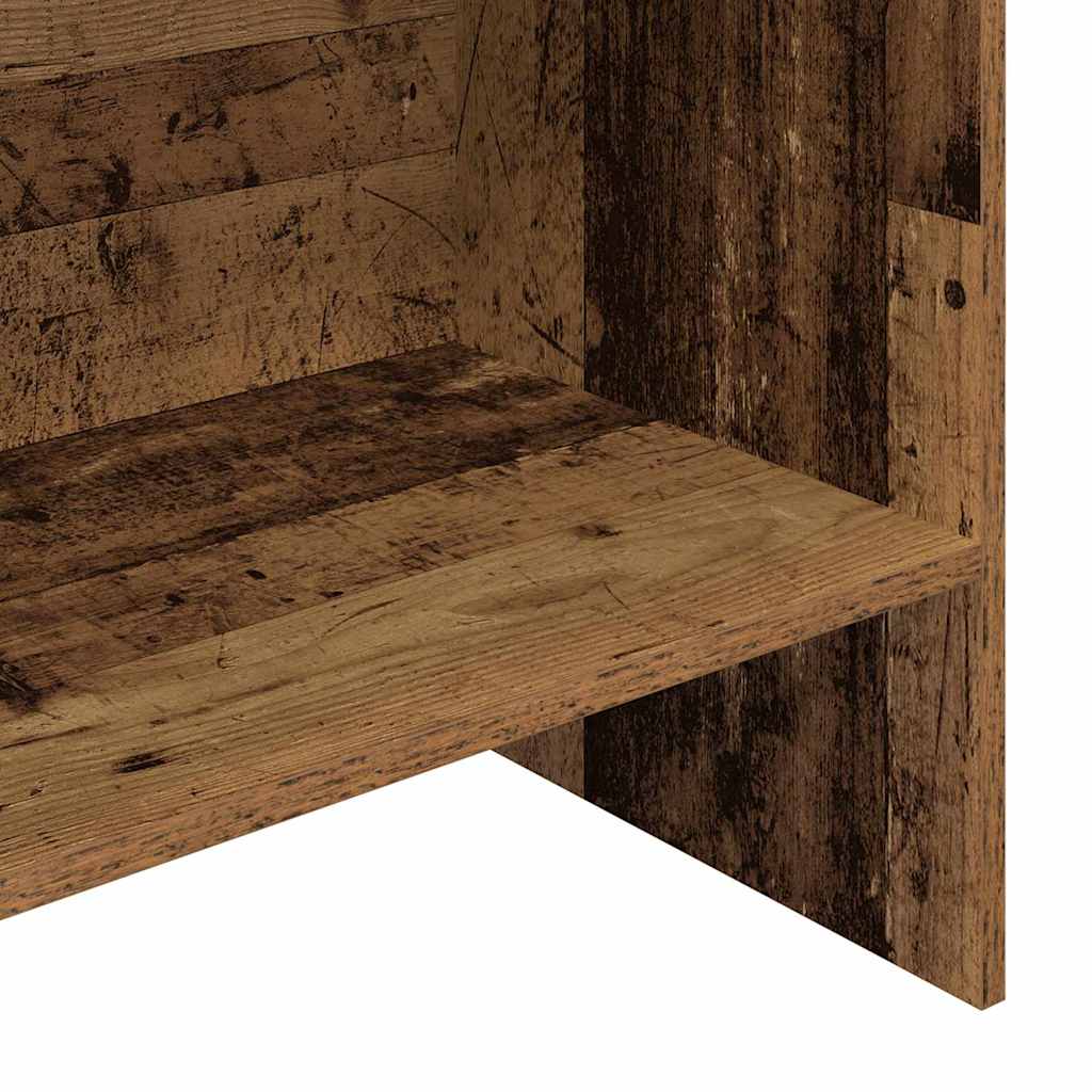 Bogskab Gammelt træ 60 x 35 x 180 cm Konstrueret træ