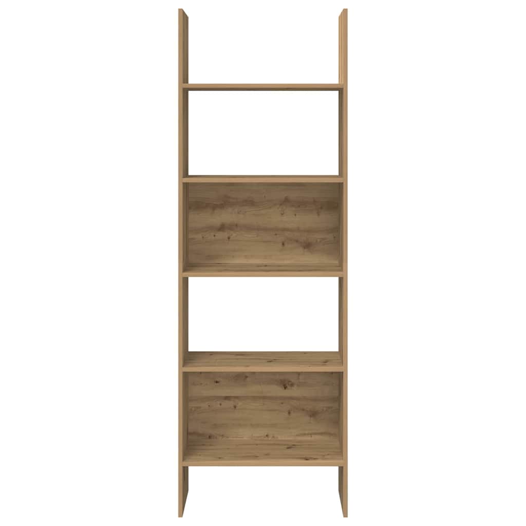 Bogskab 5 niveauer 60 x 35 x 180 cm Konstrueret træ