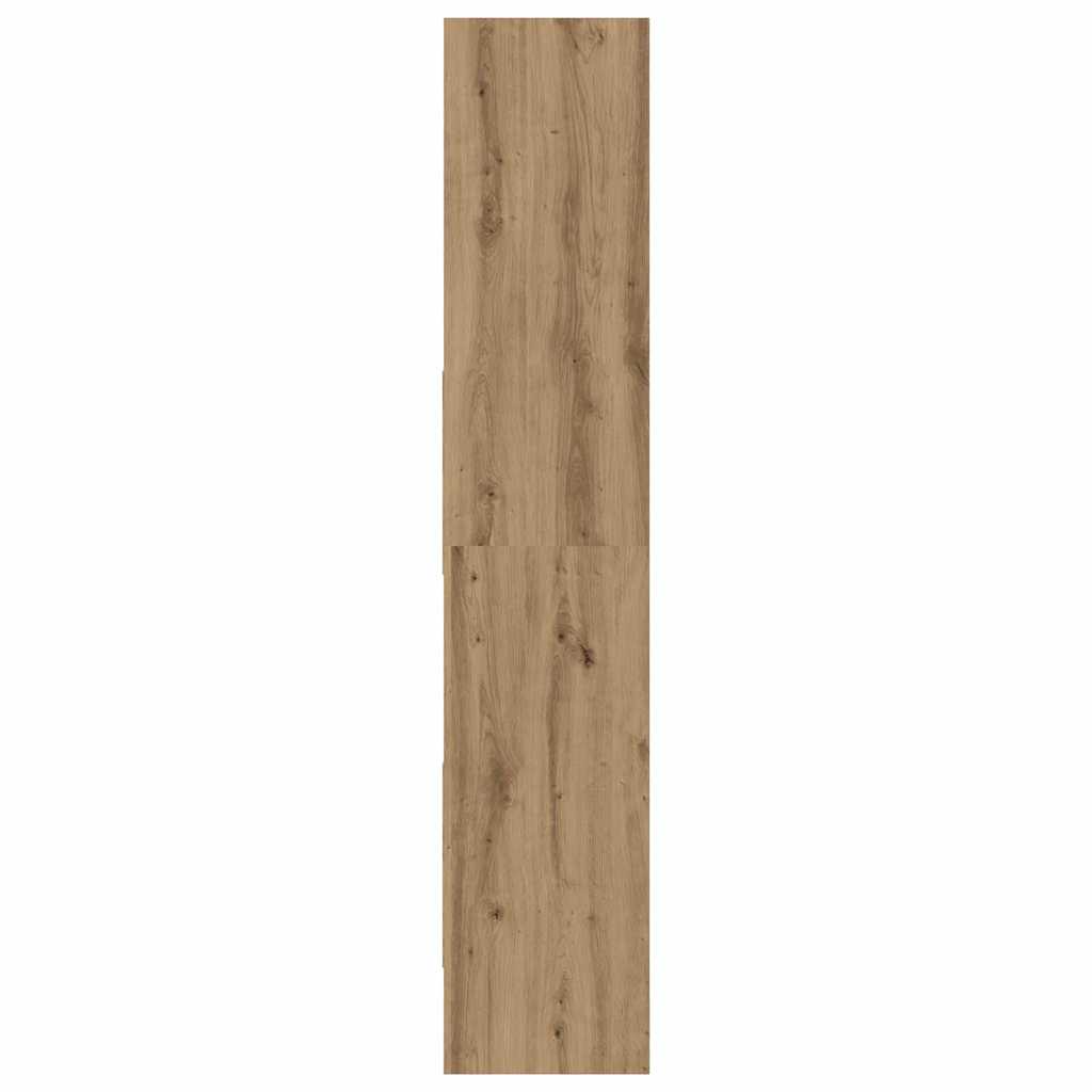 Bogskab 5 niveauer 60 x 35 x 180 cm Konstrueret træ