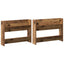 Sko skab 2 pcs Gammelt træ 80 x 18 x 60 cm Konstrueret træ