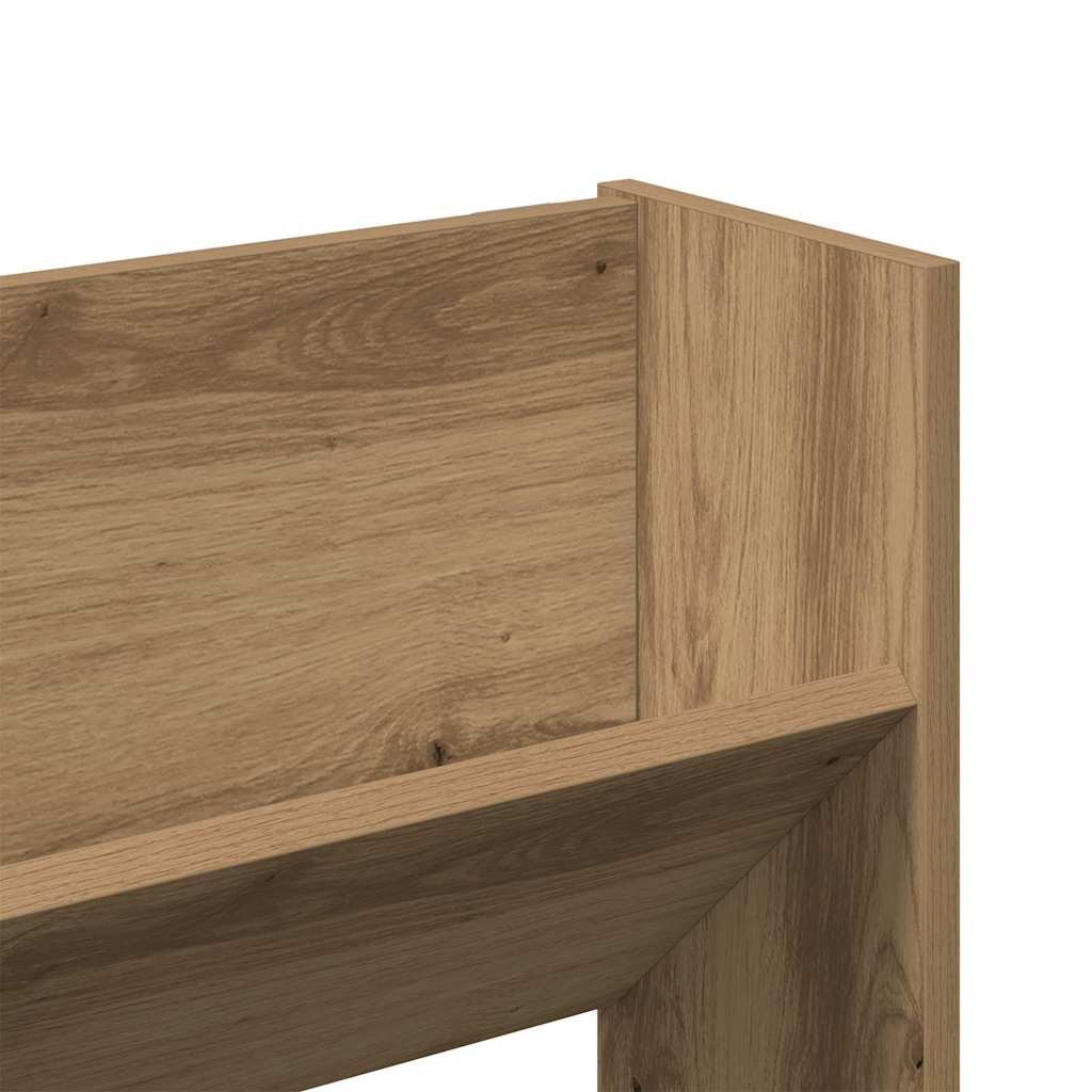 Sko skab 2 stk. 81 x 18 x 60 cm Konstrueret træ Artisan Egetræ
