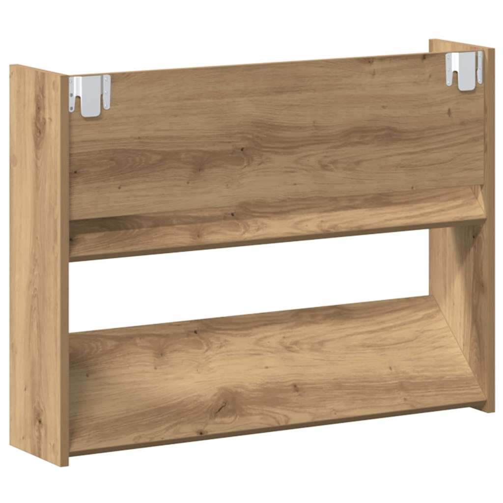 Sko skab 2 stk. 81 x 18 x 60 cm Konstrueret træ Artisan Egetræ